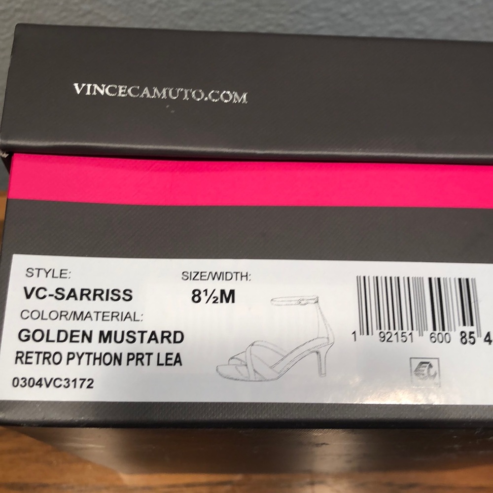 Nwt Vince Camuto Python Sandal Heels - image 6